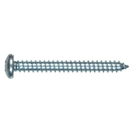 

1 in. No.6 Philips Zinc Plated Sheet Metal Screw Pan - 100 Count