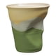 thumbnail image 2 of Taza de café de cerámica moderna, taza de porcelana plisada para el hogar, vajilla para bebidas calientes y frías Verde, 2 of 9