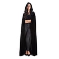 thumbnail image 2 of Capa con capucha Capa larga Disfraz de vampiro Halloween Adulto Unisex Adepaton 221149-7, 2 of 9