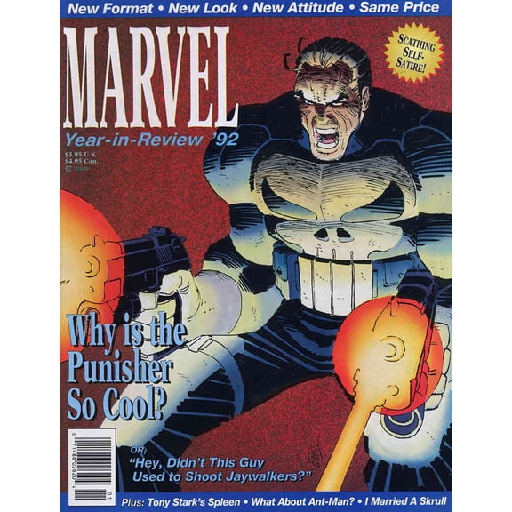Marvel Year in Review #4 (Newsstand) VF ; Marvel Comic Book