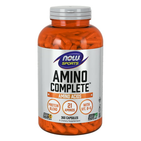 NOW Sports Nutrition, Amino Complete™ with Vitamin B-6, 360