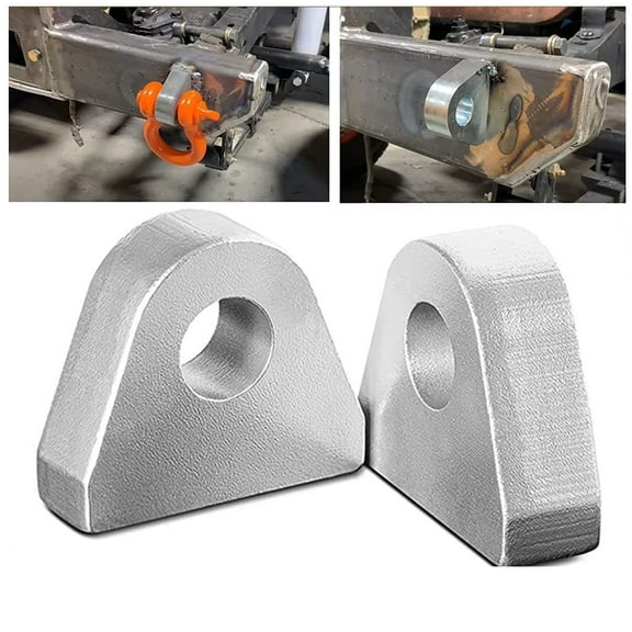 1" Thick Steel Offroad Hydraulic Tractor Mount Weld On Shackle Clevis Mount