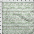 thumbnail image 4 of oneOone Velvet Light Green Fabric Text Sewing Material Print Fabric By The Yard 58 Inch Wide, 4 of 5