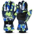 Men's Ski Gloves, Warm Winter Gloves, Waterproof Touchscreen Thermal