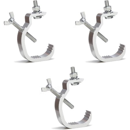 

3pcs Stage Light Clamp Hook Aluminum Alloy Truss C-Clamp for DJ Lighting