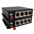 thumbnail image 1 of Transwan 4 Ch Independent Balanced Audio to Fiber Converter Over 20 Kilometers Single-Mode Fiber, Supports 16-Bit Digitally Encoded Audio, Plug and Play, 1 of 4