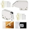 thumbnail image 4 of Cerradura de presión autorreparable para gabinetes Juego de pestillo de puerta de armario pequeño con resorte, 4 of 8