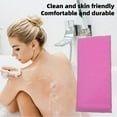 thumbnail image 5 of Exfoliating Washcloth Body Scrubber | Japanese Korean Beauty Towel | Back Scrubber for Shower | Luffah Net Sponge Loofah | Exfoliation Body Scrub(Pink), 5 of 5