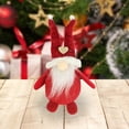 thumbnail image 6 of Sijiali Gnome Christmas Ornament Lovely Fine Workmanship Portable Santa Claus Gnome Plush Doll Xmas Tree Pendants for Party, 6 of 10