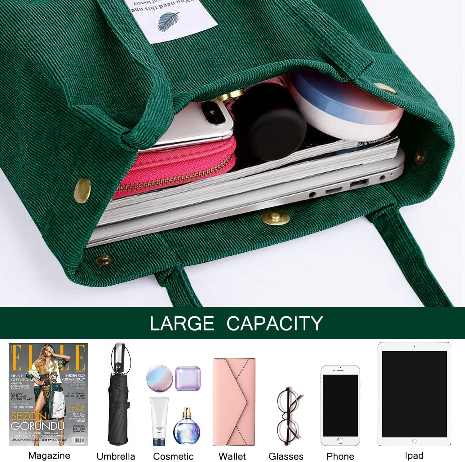 Kimoli Canvas Aesthetic Tote Bag for Women Beach Bag Shopping Bags Shoulder  Bag Reusable Grocery Bags