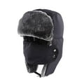 thumbnail image 1 of Gorro de bombardero de invierno CHAO con orejeras negro, 1 of 3