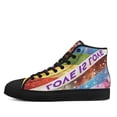 thumbnail image 3 of Love Is Love LGBT High Top Canvas Shoes Sneakers Black Size 7, 3 of 7