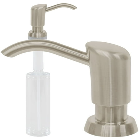 Kitchen Sink Faucet Liquid Soap Dispenser Lotion Pump Stainless Steel