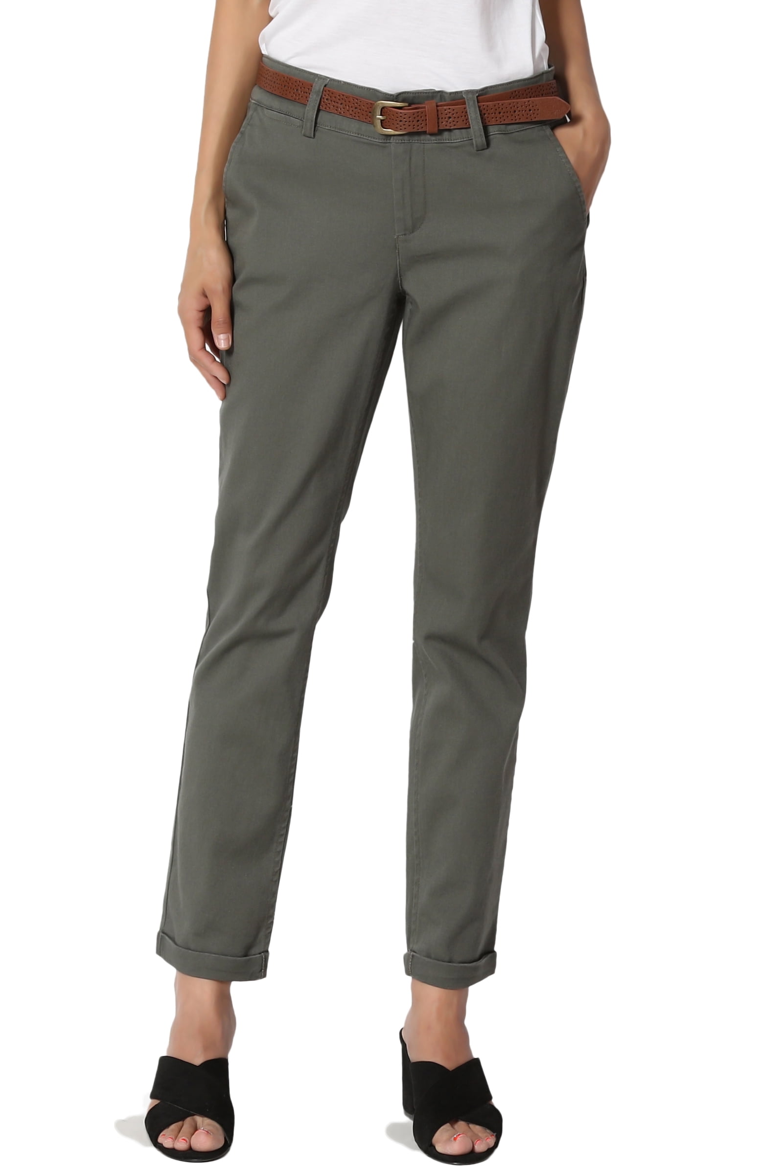 women's skinny chino pants