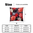 thumbnail image 5 of Fragmented Flowers Decorative Bed Pillow Covers Throw Pillows Set with Unique Patterns for all Occasions - 16x16, 18x18, 20x20 inches - 2 Pack Pillow Inserts Included, 5 of 6