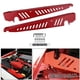 thumbnail image 5 of Guardabarros envuelve la placa del Panel de del motor con rojo Sharpla Protectores de guardabarros de aluminio, 5 of 8