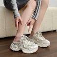 thumbnail image 4 of Cool Summer Breathable Walking Sneakers, stylish ladies casual shoes, thin lightweight build, sweat release upper, non-slip comfy sole for daily summer wear, 4 of 8