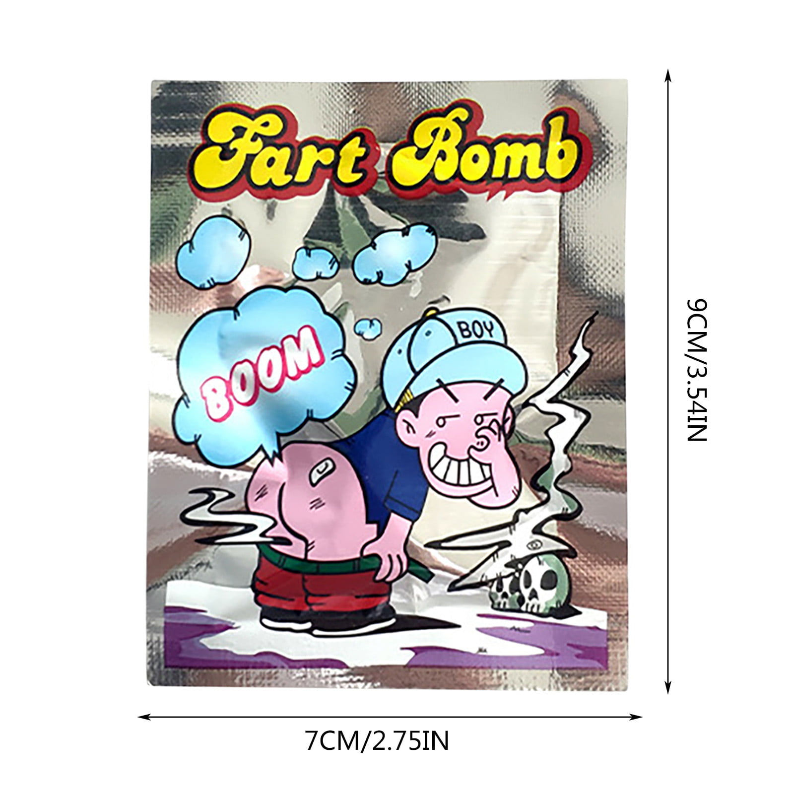 5X Funny Fart Bomb Bags Stink Bomb Smelly Funny Gags Practical Jokes Fool Toy J& 