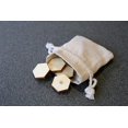 thumbnail image 5 of Fridge Magnets Office Magnets, Hexagon Fridge Magnets, Natural and eco-Friendly Wooden Magnets. Brown Small Size, 5 of 5