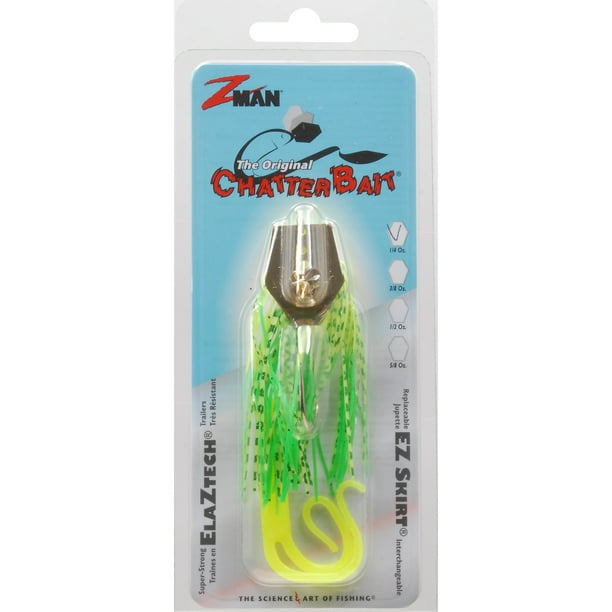 ZMan 1/4ounce Chatter Bait, Frog