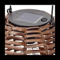 thumbnail image 3 of LáMpara Colgante de RatáN Solar, Luz Solar Tejida de RatáN de Hierro, Linterna Colgante Solar para JardíN, Luz Colgante Decorativa para Patio A, 3 of 5