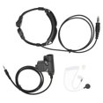 thumbnail image 1 of Laryngeal Microphone Headset with 7.1mm Plug, Two-Way Radio with PTT U94 for 3.5mm Cell Phone, 1 of 4