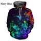 thumbnail image 4 of Sudadera con capucha con estampado 3D de fragmentos geométricos para hombre, sudadera con capucha de manga larga informal con patrón hipnótico de vértigo colorido, 4 of 5