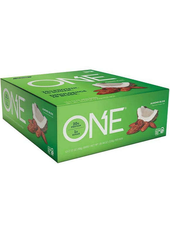 One Protein Bar, Chocolate Almond Bliss, 20g Protein, 12 Count