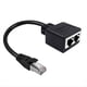 thumbnail image 5 of 2 Uds Cable RJ45 1 en 2 Cable Adaptador de Red Lan Ethernet RJ45 1 Macho A 2 Hembra Cable de Red Categoría 7, 5 of 5
