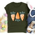 thumbnail image 4 of Plebaso T-Shirts de Pâques pour Femmes Manches Courtes Graphiques Hauts Imprimés Décontractés Mode pour Femmes, 4 of 6