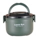 thumbnail image 1 of Fiambrera para adultos, caja bento, contenedor de almuerzo de acero inoxidable, contenedor para preparar comidas Verde 1 capa, 1 of 9