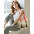 thumbnail image 5 of CoCopeaunts Straw Bag for women, Summer Beach Bag Woven Hobo Handbag Shoulder Bag Tote Bag Top Handle Bag for Work Vacation, 5 of 6