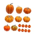 thumbnail image 2 of 16 piezas de calabazas de espuma para la de otoño, calabazas decorativas, calabazas falsas para fiestas, cocinas, centros de mesa, cestas de, 2 of 8