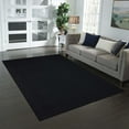 thumbnail image 2 of Mainstays Dylan Solid Diamond Olefin Black Indoor Area Rug, 5' x 7', 2 of 8