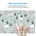 thumbnail image 4 of Naloa Goose and Doodle Flowers Gaming Mouse Pad Large Mouse Mat Long Extended Desk Pad Non-Slip Rubber Mice Pads Stitched Edges Thin Pad (16x29.5 Inch), 4 of 8