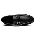 thumbnail image 4 of CMR CHAMARIPA Men's Elevator Loafers - Black Leather Height Increasing Loafer Shoes 5CM / 1.95 Inches, 4 of 9