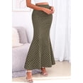 thumbnail image 4 of PRETTYGARDEN Maxi Skirts for Women Summer Flowy High Waisted Polka Dot Mermaid Office Work Spring Fashion Long Skirt, 4 of 8