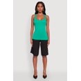 thumbnail image 3 of Women's Ribbed Knit Racerback Tank Top, 3 of 5