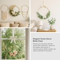 thumbnail image 2 of 16 Pack Foral Hoop 18 Inches Metal Rings for Crafts Macrame Rings Hoop Wreath Dream Catcher Rings DIY Wreath Candle Rings Wreaths Craft Hoops, Gold, 2 of 8