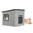 Black&Grey, variant on Outdoor Cat House - Weatherproof Resin Cat Houses for Outdoor Cats, Durable & Insulated Shelter for Garden, Patio, or Backyard