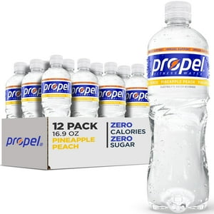 Propel Immune Support Pineapple Peach, 16.9 fl oz, 12 Pack