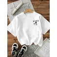 thumbnail image 3 of Aiyino Wine & Fruit Print T Shirt Women's Vino Graphic Crewneck Summer Casual Hawaiian Vacation Blouse,White L, 3 of 9