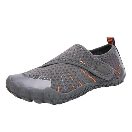 

AnuirheiH Kids Bathing Shoes Quick Dry Slip-on Swimshoes Aqua Socks Beach Sports Swim Sur Water Shoes Clearance