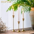 thumbnail image 4 of Nuptio 30pcs Brass Gold Candlestick Candle Holders In Bulk Taper Candle Holders Table Centerpiece, 4 of 10
