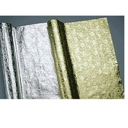 wrapping paper foil wrap roll silver