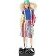 thumbnail image 7 of Barbie BMR1959 - Color Block Sweatshirt with Logo Tape & Striped Shorts, 7 of 7