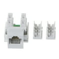 thumbnail image 2 of CAT5E RJ45 Keystone Jack Female Coupler Insert Snap-in Connector Socket Adapter, 2 of 12