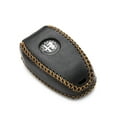 thumbnail image 4 of Vitodeco Genuine Leather Smart Key Fob Case Protector Compatible for Alfa Romeo Giulia, Stelvio, Tonale (2017 - 2025 Models) - 5-Button, Black, 4 of 6