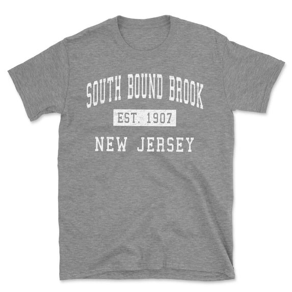 South Bound Brook New Jersey Classic Established Men's Cotton T-Shirt
