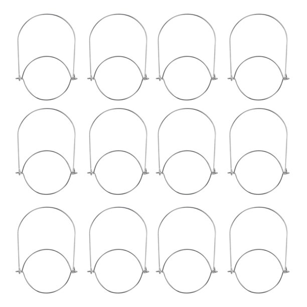 12 Pcs Solar Mason Jar Lamp Hanger Practical Solar Mason Jars Light